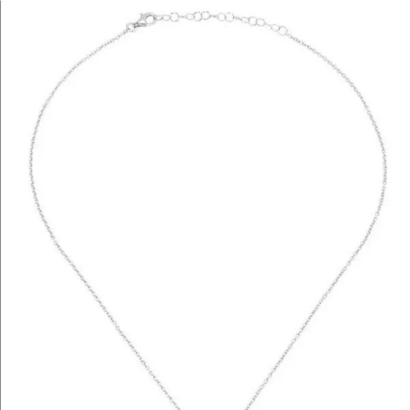 Uno De 50 1BY STAY CLOSE Necklace White Topaz 18" - Picture 6 of 10